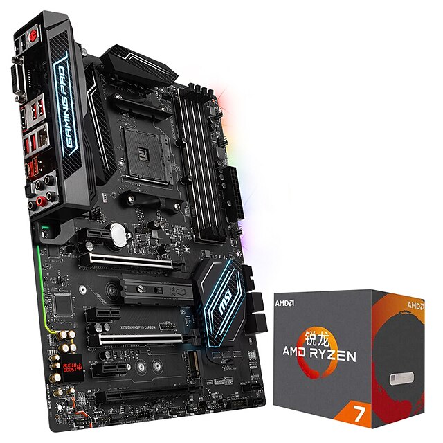  Rizhao amd ryzen 7 1800x processzor 8-core AM4 interfész 3.6GHz dobozos x370 szerencsejáték-pro szén-alaplap