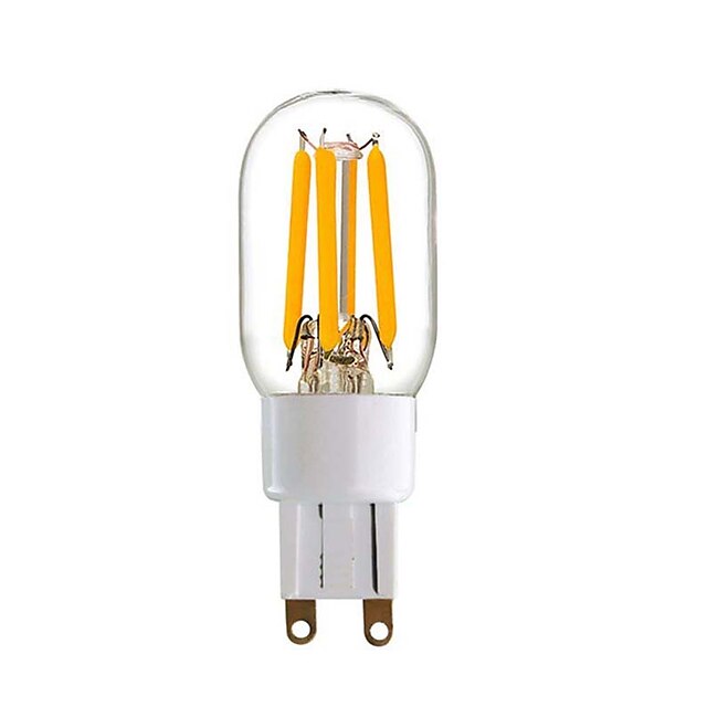  4 W Luminárias de LED  Duplo-Pin 350 lm T 4 Contas LED COB Branco Quente