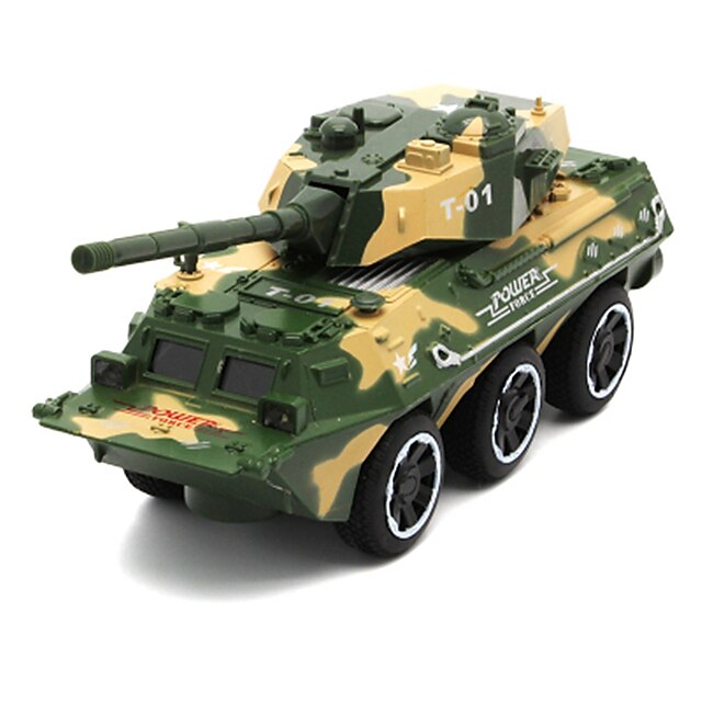  01:32 Vojenské auto Tank Toy Trucks & Construction Vehicles Autíčka Simulace Tank Vozík Unisex Chlapecké Dívčí Dětské Auto hračky