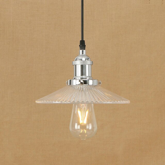  Ministil LED Designer Pendelleuchten Metall Glas Galvanisierung Retro Landhaus Stil 110-120V 220-240V