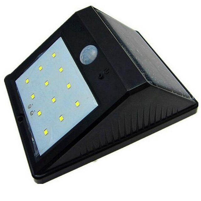  0.5 W LED-Solarleuchten Menschlicher Körper Sensor Warmes Weiß Outdoor Außenbeleuchtung LED-Perlen