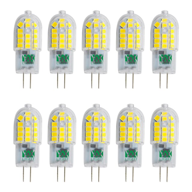  YWXLIGHT® 10pcs 3W 250-300lm G4 أضواء LED Bi Pin T 30 الخرز LED SMD 2835 أبيض دافئ أبيض كول أبيض طبيعي 220-240V