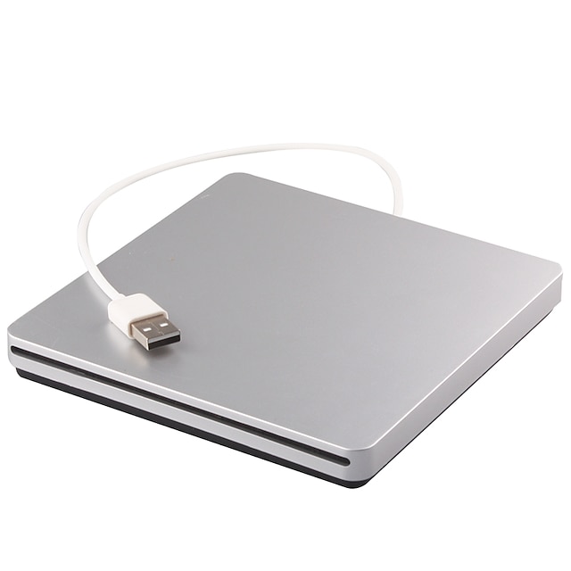  External CD Optical Drive / External DVD Optical Drive / DVD ROM USB 2.0 Reader Player Burner Recorder 12.7mm