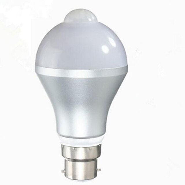  1db 5 W Okos LED izzók 480 lm B22 E26 / E27 A60(A19) 10 LED gyöngyök SMD 5730 Infravörös érzékelő fényvezérlő Meleg fehér Hideg fehér 85-265 V / 1 db. / RoHs
