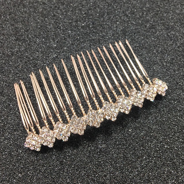  Tulle Hair Combs with Feather 1 Event / Party Headpiece