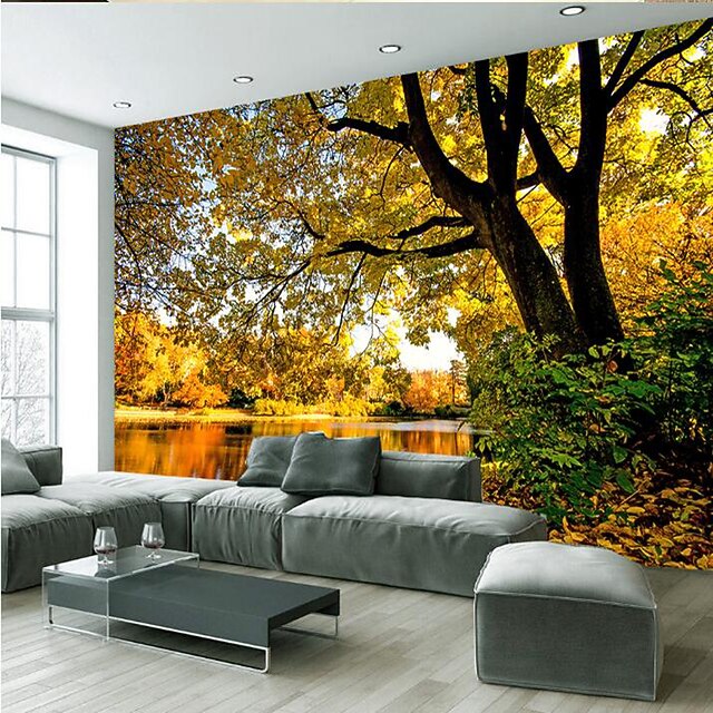 Mural Canvas Wall Covering Adhesive required Botanical Art Deco 3D