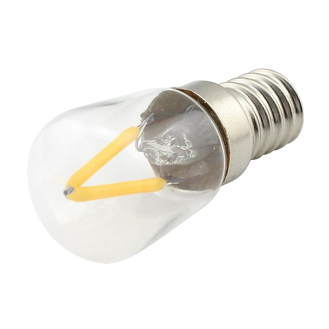  1pç 2 W Lâmpadas de Filamento de LED 170 lm E14 2 Contas LED COB Branco Quente 220 V / 1 pç