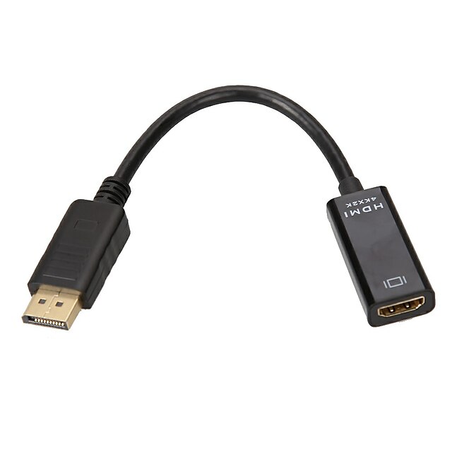  ディスプレイポート アダプター, ディスプレイポート に HDMI 2.0 アダプター オス―メス 4K*2K 0.2メートル(0.65Ft)