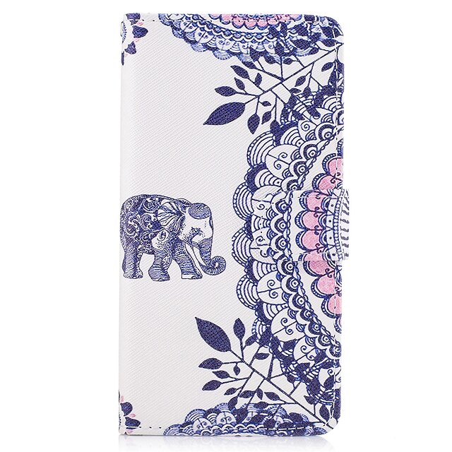  Capinha Para Samsung Galaxy Carteira / Porta-Cartão / Com Suporte Capa Proteção Completa Mandala / Animal Rígida PU Leather para On7(2016) / On5(2016) / Grand Prime