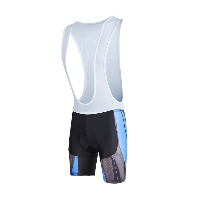  ILPALADINO Herre Bib Shorts Sommer Lycra Sykkel Sykkelshorts Med Seler Bukser Bunner Vindtett 3D Pute Anatomisk design sport Veisykling Klær Komfortabel form Sykkelklær / Hurtigtørkende / Pustende