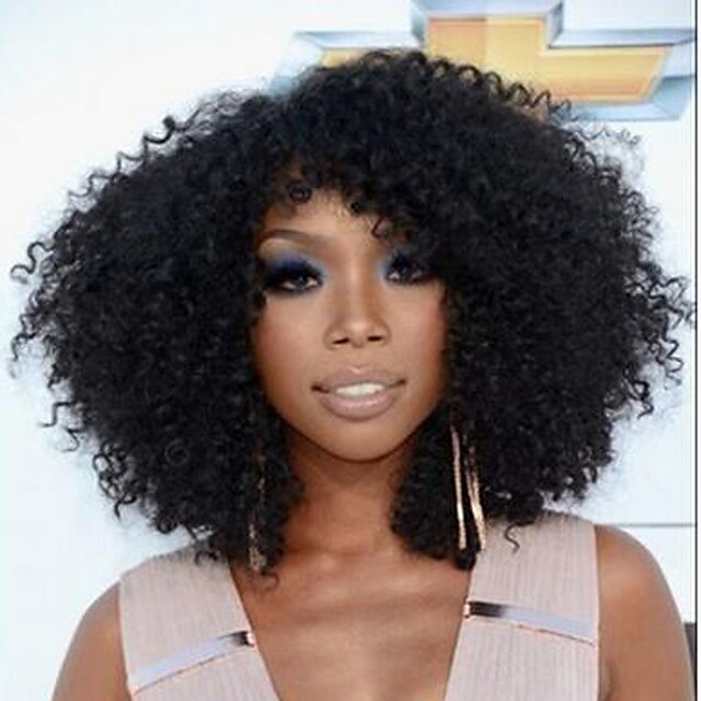  CARA A Clipser Extensions de cheveux Naturel humains Afro Kinky Curly Cheveux Naturel humain Extensions Naturelles Femme Noir Naturel