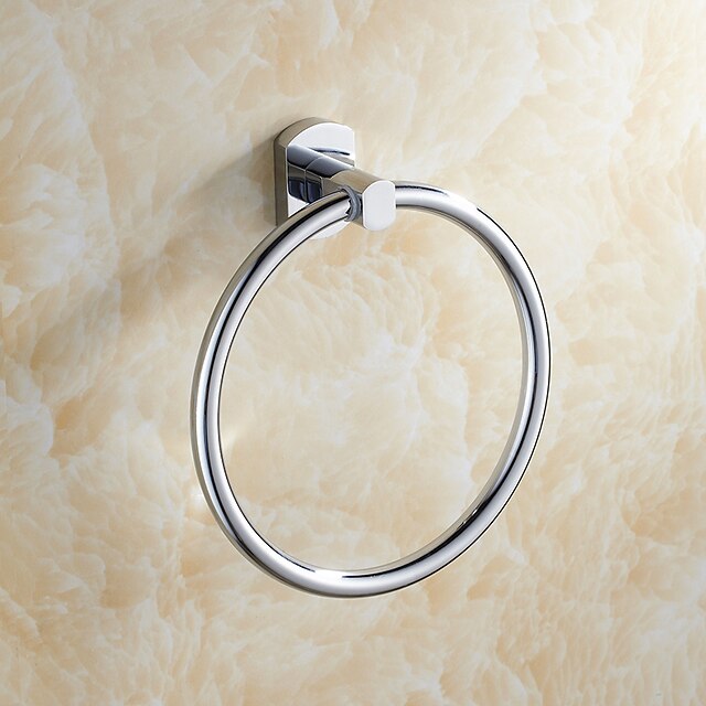  Barra para Toalla Modern Metal 1 pieza - Baño anillo de toalla Colocado en la Pared