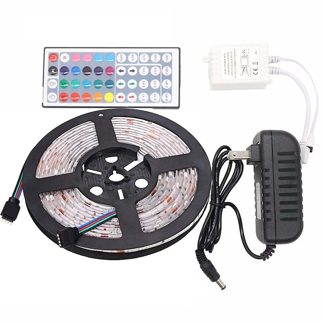  5M 150 LED diody 5050 SMD 10mm R GB Tiktok LED pásová světla 100-240 V / IP65