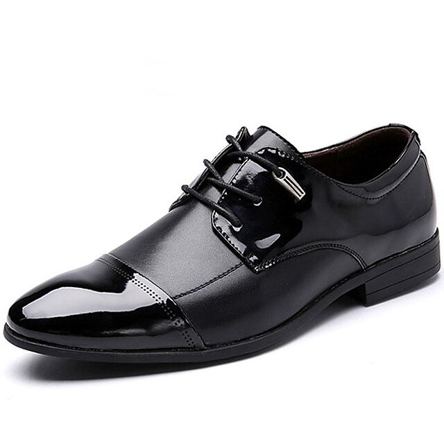  Miesten Muodolliset kengät Synteettinen Syksy / Talvi Oxford-kengät Kävely Vaalean ruskea / Musta / muodollinen Kengät / Juhlat / Comfort-kengät