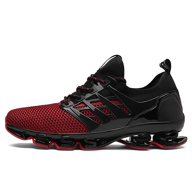  Men's Trainers Athletic Shoes Suede Shoes Novelty Shoes Athletic Casual Running Shoes Suede Tulle Black / Red Black Black / Green Spring Summer
