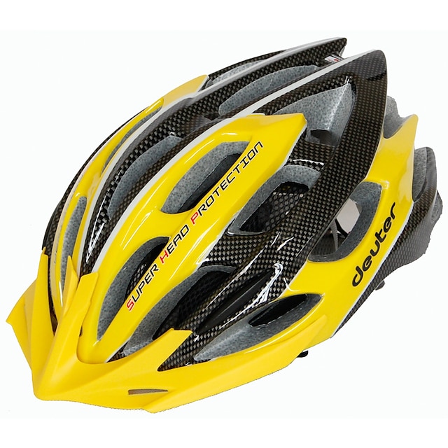  N / A Vents Adjustable Fit EPS Sports Mountain Bike / MTB Road Cycling Cycling / Bike - Black Yellow Sky Blue Unisex