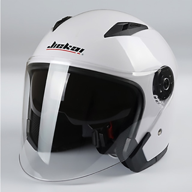  Jiekai мотоцикл шлем унисекс скутер мото шлемы casco capacete с двойной линзой