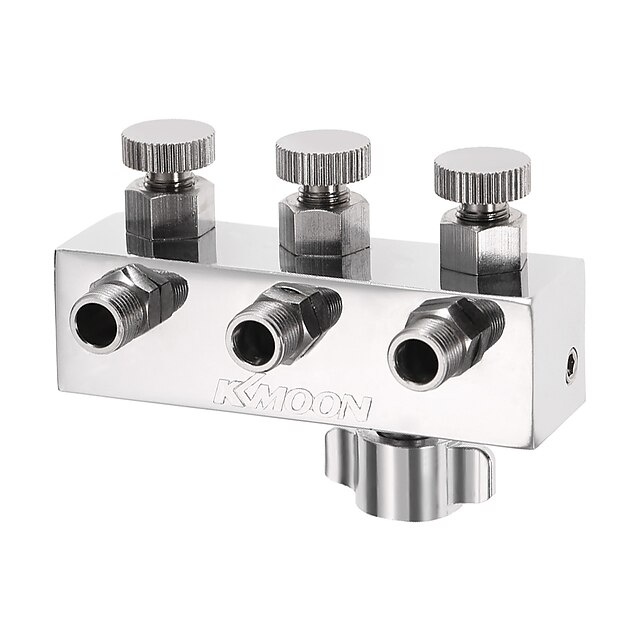  KKmoom 3 Channel Pump Adapter with Airbrush Metal Joint
