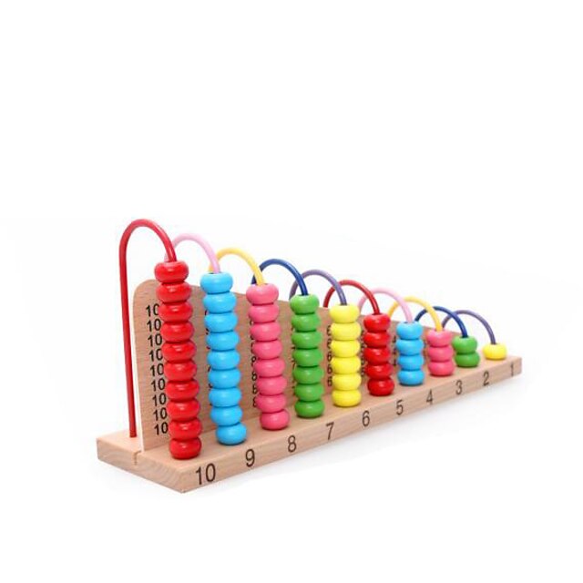  Blocos de Construir Ábaco Brinquedo Educativo Brinquedos Matemáticos compatível De madeira Legoing Amiga-do-Ambiente Clássico Clássico Para Meninos Brinquedos Dom / Crianças / Infantil