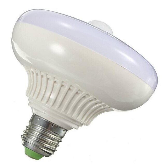  1pç 12 W Lâmpada de LED Inteligente 1200 lm E26 / E27 12 Contas LED SMD 5730 Sensor Sensor infravermelho Controle de luz Branco Quente Branco Frio 85-265 V / 1 pç / RoHs