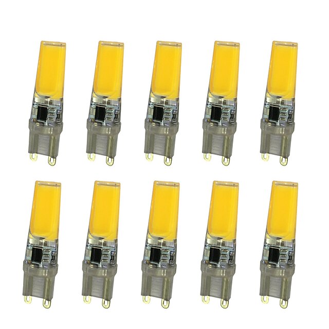 10pçs 5W 360lm Luminárias de LED  Duplo-Pin T Contas LED COB Branco Quente / Branco 220-240V