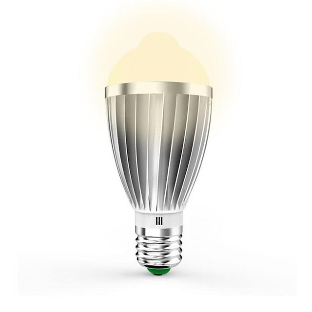  1pc 7 W Smart LED Glühlampen 650 lm E26 / E27 14 LED-Perlen SMD 5630 Infrarot-Sensor Lichtsteuerung Warmes Weiß Kühles Weiß 85-265 V / 1 Stück / RoHs