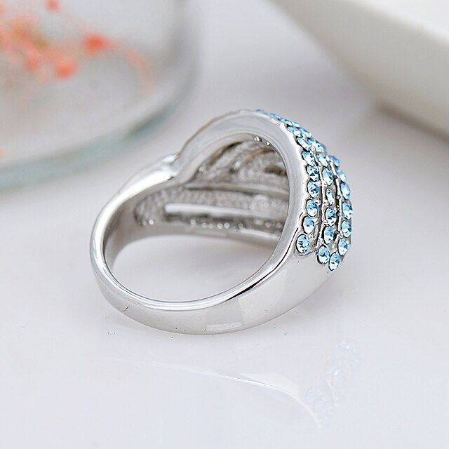  Women's Ring Jewelry Fashion Euramerican Rhinestone Alloy Jewelry Jewelry For Birthday Event/Party Other