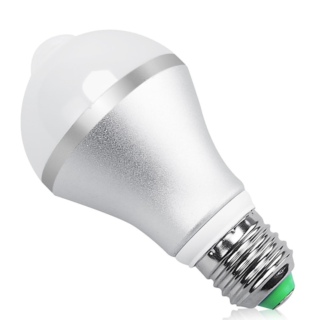  1pc 9 W Bombillas LED Inteligentes 850 lm B22 E26 / E27 A60(A19) 18 Cuentas LED SMD 5730 Con Sensor Sensor de infrarrojos Control de luz Blanco Cálido Blanco Fresco 85-265 V / 1 pieza / Cañas