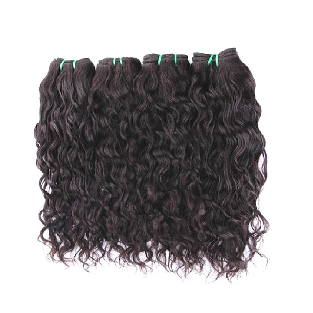  Human Hair Remy Weaves Natural Wave Brazilian Hair 400 g