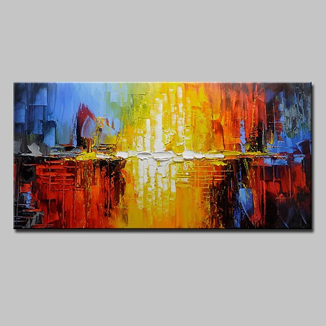  Oil Painting Hand Painted - Abstract Modern European Style Stretched Canvas
