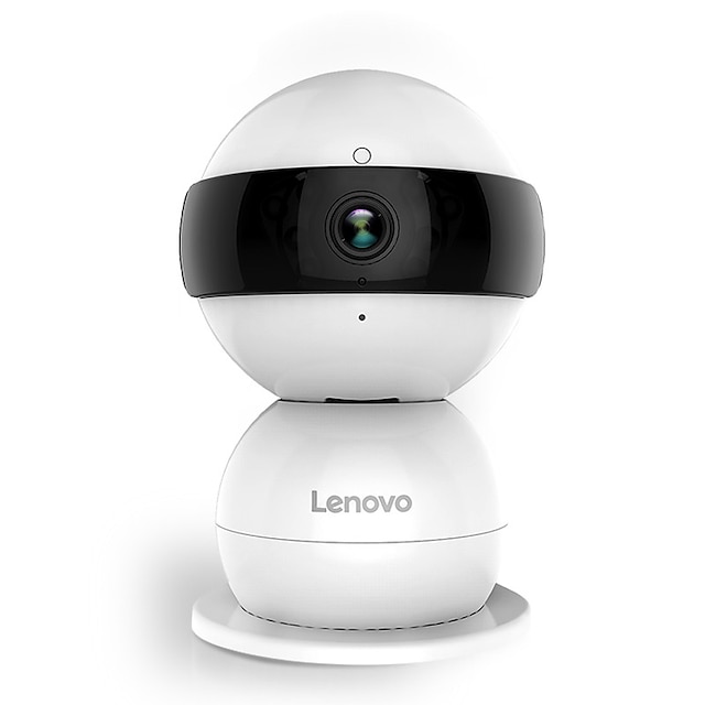  lenovo® boneco de neve 1080p 2.0 mp ip camera mini indoor com dia noite ptz baby monitor