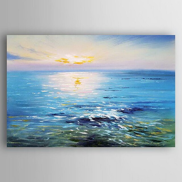  Oil Painting Hand Painted - Landscape Modern Stretched Canvas