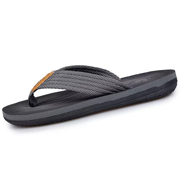  Homens Couro Ecológico Verão Chinelos e flip-flops Caminhada Cinzento / Marron / Combinação