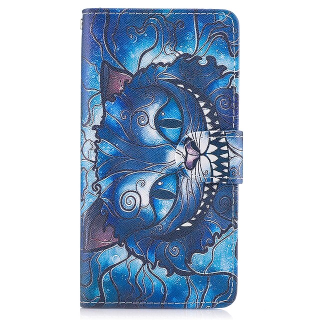  Case For Samsung Galaxy A3(2017) / A5(2017) / A5(2016) Wallet / Card Holder / with Stand Full Body Cases Cat Hard PU Leather