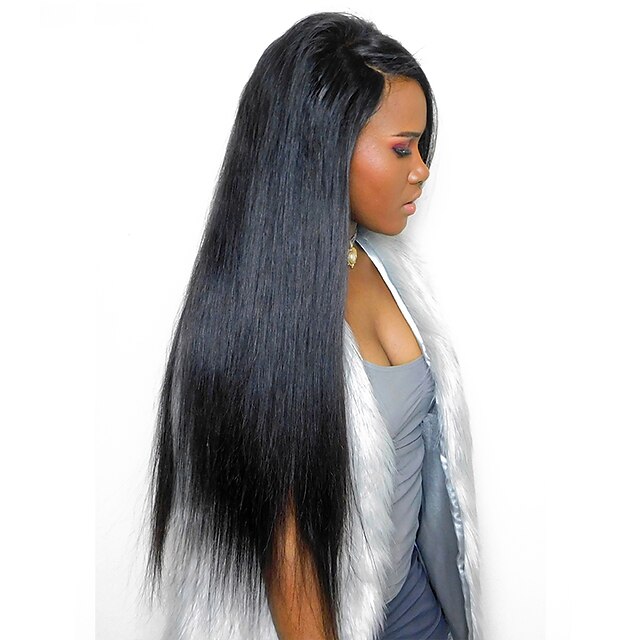  Remy-hius Full Lace Peruukki 360 Frontal 180% Tiheys 100% käsinsidottu Afro-amerikkalainen peruukki Luonnollinen hiusviiva Lyhyt