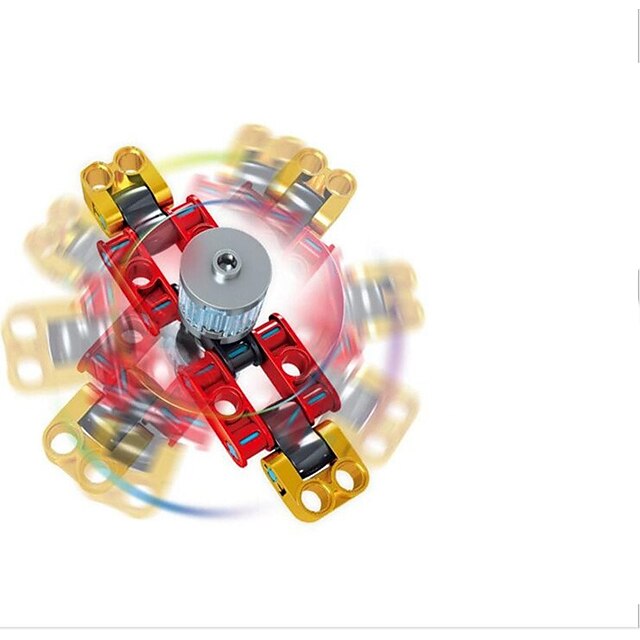  Fidget spinners hand Spinner Stavební bloky Zábavné Ring Spinner ABS Pieces Chlapecké Dětské Dospělé Dárek