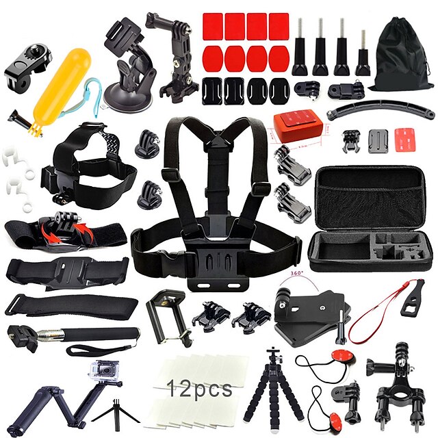  Accessory Kit For Gopro 67 in 1 Outdoor Multi-function 1039 Action Camera Gopro 6 All Gopro Gopro 5 Xiaomi Camera Gopro 4 Ski / Snowboard Leisure Sports Universal Canvas ABS / Gopro 4 Session / SJCAM