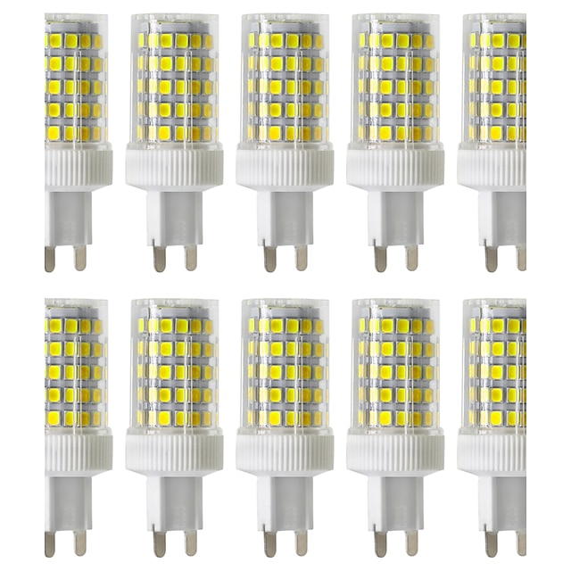  10kpl 10 W LED Bi-Pin lamput 900-1000 lm G9 T 86 LED-helmet SMD 2835 Himmennettävissä Lämmin valkoinen Kylmä valkoinen Neutraali valkoinen 220-240 V / 10 kpl / CE