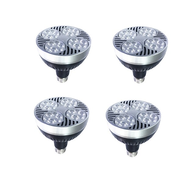  4pcs 25 W 2000 lm E26 / E27 LED Spotlight LED Beads SMD 3030 Warm White / White 220-240 V / 4 pcs
