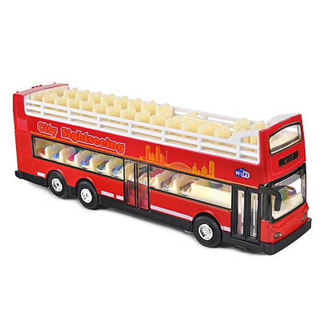  Carros de Brinquedo Ônibus Ônibus Liga de Metal Veículos mini carros brinquedos para lembrancinhas ou presente de aniversário para crianças