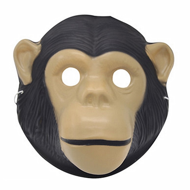  Halloween Mask Animal Mask Monkey Horror PVC(PolyVinyl Chloride) Pieces Unisex Toy Gift