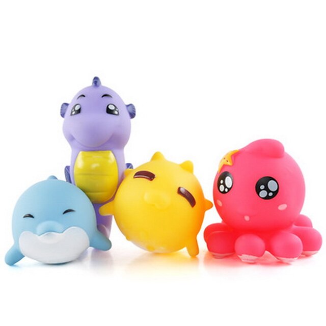 Bath Toy Animal Pinch Called Toy Bathtub Pool Toys Bathtub Toy Animal Animals Fun Large Size Bathroom Kid's Adults' Summer for Toddlers, Bathtime Gift for Kids & Infants