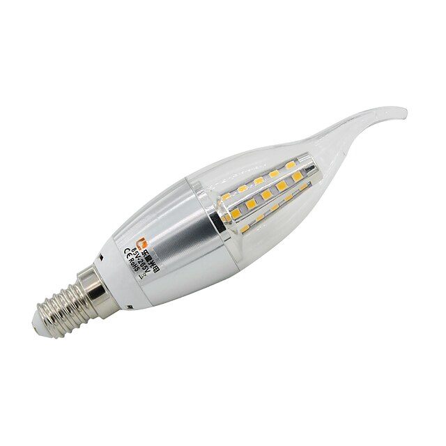  7 W 400-450 lm Ampoules Bougies LED C35 35 Perles LED SMD 2835 Blanc Chaud / Blanc Froid / Blanc Naturel 85-265 V / 1 pièce