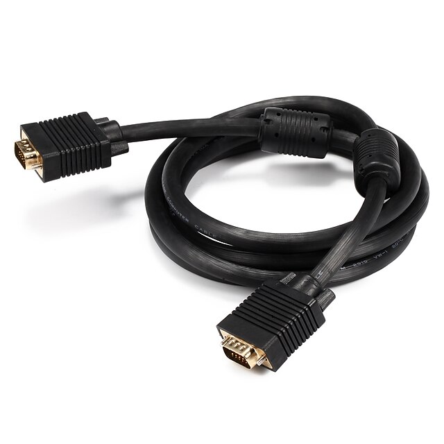  VGA Connect Cable, VGA to VGA Connect Cable Male - Male 1.8m(6Ft)