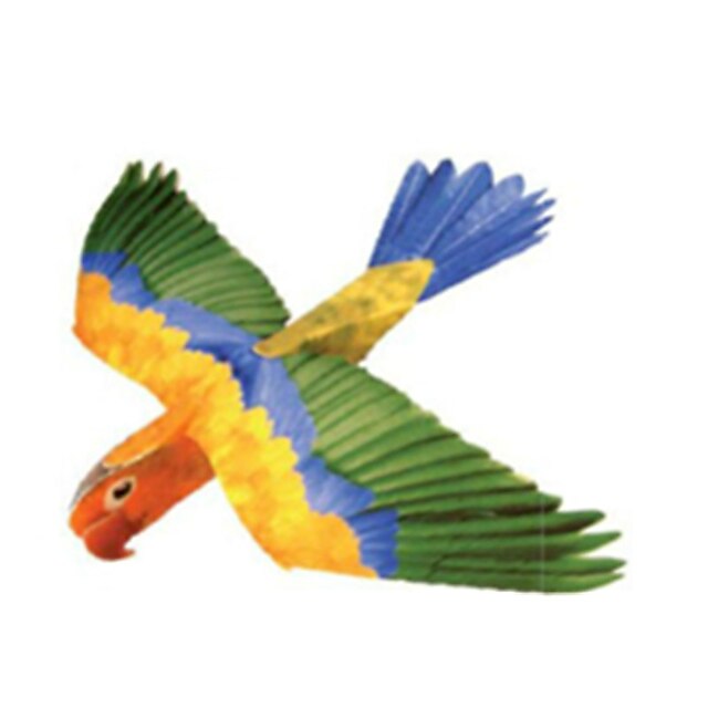  Quebra-Cabeças 3D Quebra-Cabeças de Madeira Maquetes de Papel Cavalo Parrot Faça Você Mesmo Cartão de Papel Duro Clássico Crianças Adulto Unisexo Para Meninos Para Meninas Brinquedos Dom
