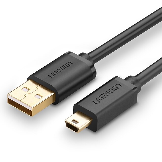  UGREEN USB 2.0 til Mini USB Hann - hann 0.5M (1.5Ft)