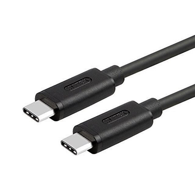  Unitek USB 3.0 Tipo C Cabo, USB 3.0 Tipo C to USB 3.0 Tipo C Cabo Macho-Macho 1.0m (3 pés) 5.0 Gbps