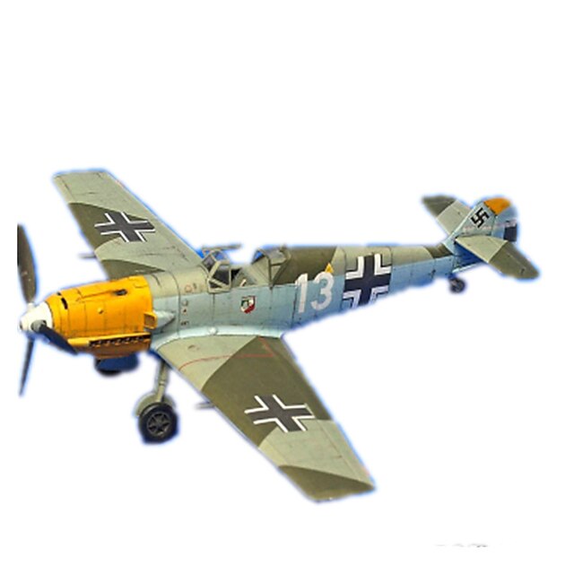  3D Puzzle Model Building Kit Fighter Aircraft Hard Card Paper Kid's Unisex Boys' Toy Gift