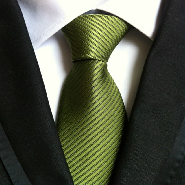  pánská kravata s pruhy na krk
