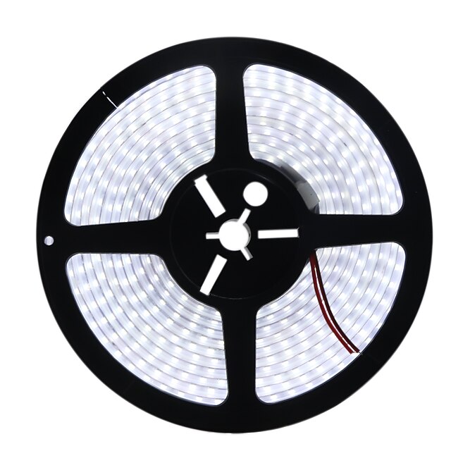  5m LED Light Strips Waterproof Tiktok Lights 600 LEDs 5050 SMD 10mm Warm White White Flexible 12 V 1pc